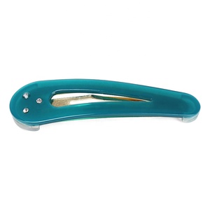 Pinces à <span class=keywords><strong>cheveux</strong></span> classiques en métal, 2.5 pouces, en acétate, à pression, incrustation de <span class=keywords><strong>strass</strong></span>, épingles à <span class=keywords><strong>cheveux</strong></span> pour <span class=keywords><strong>cheveux</strong></span> épais - Product Image 5