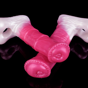 YOCY Sex Toy Portable Horse Hollow Dildo Fantasy Penis Sleeves Best Time Delay Condom Soft Silicon Cock Ring for Male Sex Toy - Product Image 4
