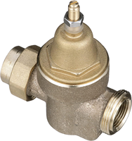 Soupape anti-retour et réducteur de pression d'eau NPT 3/4 pouce - Max 400 PSI, réglable 25-75 PSI pour systèmes d'eau commerciaux
