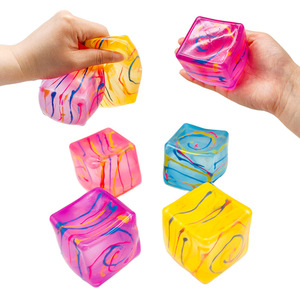 Juguetes Antiestrés de Silicona y Plástico con Diseño de Cubos de Hielo Fluidos Transfronterizos, para Amasar y con Música - Product Image 3