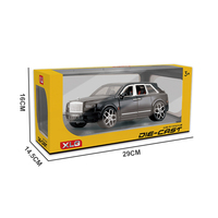 PANDAS 1:20 Diecast Alloy Car Model Wholesale Pull-Back Light & Sound Rolls Royce Cullinan Vehículo de metal con material plástico