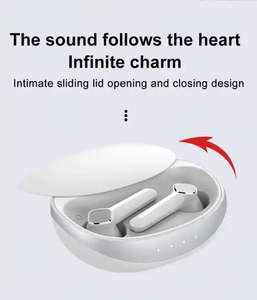 BE62 TWS BT سماعة أذن لاسلكية تعمل باللمس تحكم سدادة أذن غطاء منزلق صندوق كهربائي لهاتف ايفون شاومي سماعات أذن لألعاب - Product Image 6