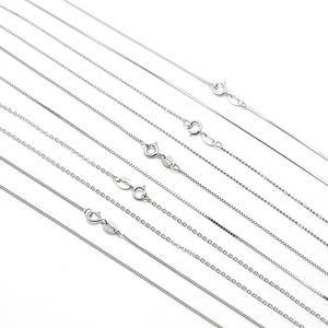 Collar de plata con cadena para hombre y mujer, exquisita Cadena de serpiente clavcular, collar de cadena de cuello, cadena de Ley 925 - Product Image 3