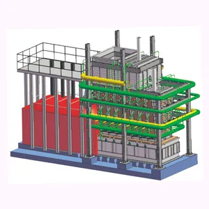 Fourniture directe par l'usine Four à soufflage latéral à bon prix Four industriel de laboratoire à haute température Recyclage des batteries de chauffage