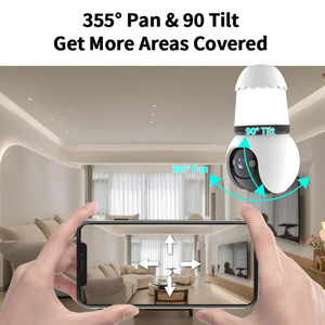 Smart Graffiti Bulb <b>Camera</b> 1080p Night Vision Voice Intercom App Control Home <b>Security</b> Surveillance <b>Light</b> - Product Image 4