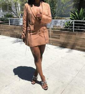 Veste de costume à franges pour femme, haute qualité, tendance - Product Image 2