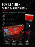Betún para Zapatos de Cuero Genuino Jin Yang, Fórmula de Suavizado Rápido, para Botas Casuales, Piel Rugosa, Relajante, Fácil de Limpiar