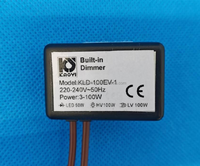 Commande manuelle de bouton de gradateur LED rotatif marche/arrêt intégré pour fabricant d'éclairage LED/incandescent à intensité variable