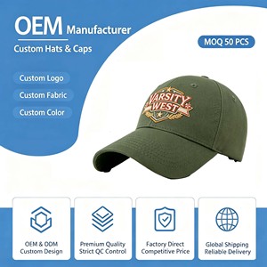 Streetwear <b>Vintage</b> Ripped Washed Custom Letter Embroidery 6 Panel Canvas Baseball <b>Caps</b> for Low MOQ OEM Wholesale Bulk <b>Cap</b> Orders - Product Image 1