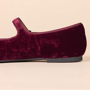 أزياء المرأة حزام الكاحل أحذية الباليه الشقق اصبع القدم مربع أحذية الباليه الشقق اللباس عارضة ماري جين الأحذية الشقق - Product Image 4