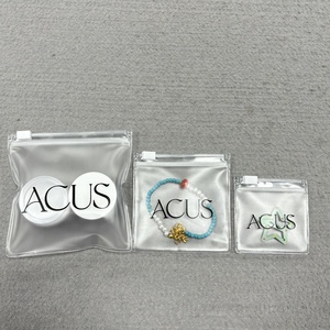 Nhỏ dễ thương biểu tượng tùy chỉnh đồ trang sức nhựa Zip khóa túi cho đồ trang sức quyến rũ rõ ràng đóng gói Dây Kéo Túi cho đồ trang sức PVC Túi mỹ phẩm - Product Image 4