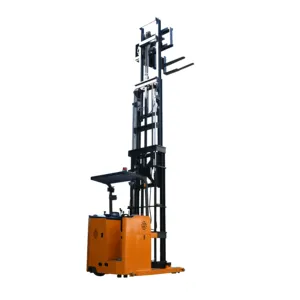 Very Narrow Aisle VNA 3 Ways Reach Truck Forklift 1.5ton Stacker 48V Electric Pallet Stacker