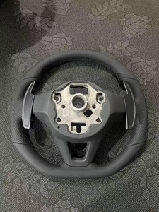 Volant en cuir classique pour l'intérieur de voiture VW MK8 Touareg GTD MK7 MK6 R Line CC Jetta <span class=keywords><strong>Golf</strong></span> 7 GTI <span class=keywords><strong>GTE</strong></span> Polo pour Passat T7 - Product Image 6