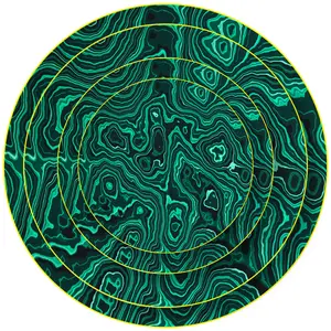 북유럽 도자기 식기 세트 유행 세라믹 짙은 녹색 패턴 유형 디너 플레이트 홈 장식