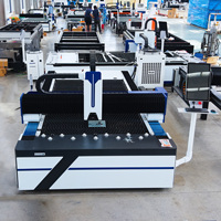 Machine de découpe laser à fibre 1500W 2000W 3000W 3015 pour tôles en acier inoxydable et aluminium