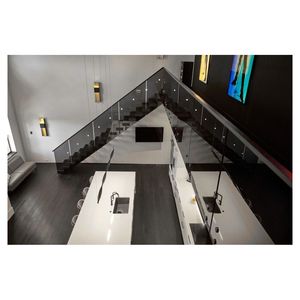 <span class=keywords><strong>Escaleras</strong></span> rectas industriales Prima con estructura de monostringer y acabado con recubrimiento en polvo para proyectos de apartamentos de <span class=keywords><strong>alquiler</strong></span> - Product Image 6