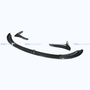 Para BMW M3 F80 M4 F82 2015-2020, estilo MP, alerón delantero de ABS con apariencia de carbono, divisor de parachoques con aletas Canard, 5 piezas - Product Image 3