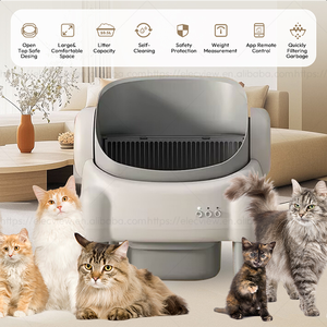 Litière automatique intelligente autonettoyante Elecpet 2025 avec application, contrôle électrique des odeurs, faible bruit pour chats, usage domestique - Product Image 4