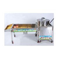 Machine à popcorn industrielle gourmet, machine à popcorn automatique commerciale au gaz