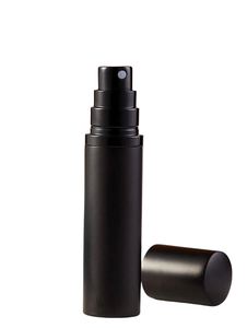 Mini Botella de Perfume Recargable de Vidrio Negro de 20 ml con Pulverizador Continuo y Decoración de Lujo - Product Image 3