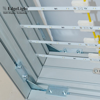 Bande lumineuse à LED 3014 diffuseur de lumière 12V IP20 pour caisson lumineux publicitaire, barre lumineuse enroulable en alliage d'aluminium haute luminosité 6500K