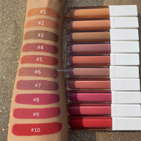 En gros Bas Prix Échantillon Personnalisé Mat Brillant À Lèvres Primer Fournisseur Gradient Rouge À Lèvres Tube Rouge À Lèvres Boîte D'emballage