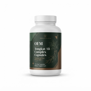 OEM ODM Tongkat Ali แคปซูลสารสกัดจากราก120ฉลากส่วนตัวจำนวนมาก - Product Image 1