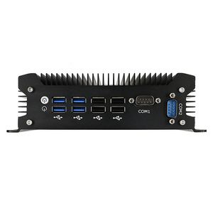 Industriale 8 Router Usb Barebone Rs485 Linux Server X86 5405U Ethernet Dual Lan port tanpa kipas Pc Mini industri - Product Image 6