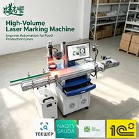 Machine de marquage laser à positionnement automatique pour boîtes de bonbons en fer, marque la date et le numéro de lot, élimine automatiquement les articles mal marqués