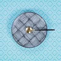 Nouveau design, vente en gros à prix abordable, sets de table en tissu tissé, plastique PVC vinyle, résistants au lave-vaisselle, personnalisables pour restaurants