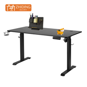 Phong Cách Mới Được Thiết Kế Động Cơ Kép Điện Chiều Cao Có Thể Điều Chỉnh Đứng Bàn Hiện Đại Nhà Đồ Nội Thất Văn Phòng Mới Điện Cơ Sở Bàn Bàn - Product Image 1