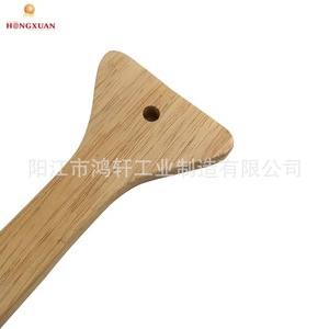 Raspador de barbacoa de madera, espátula de limpieza duradera de 32x9,7x2cm para parrilla, uso en exteriores - Product Image 5
