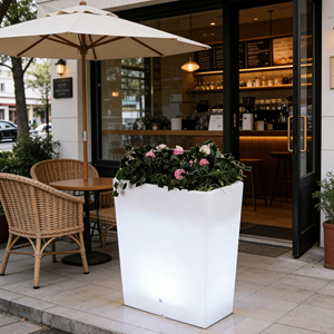 Lumind Pots de fleurs <span class=keywords><strong>lumineux</strong></span> imperméables pour l'extérieur, vases de jardin, décoration, <span class=keywords><strong>pot</strong></span> de fleurs <span class=keywords><strong>lumineux</strong></span>, lampe de jardin - Product Image 2