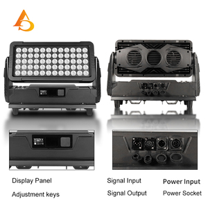 AICPOSE Faro City Color LED da Esterno 60x10W RGBW 4in1 IP65 per Illuminazione Architettonica di Pareti e Paesaggi con Effetto Luci da Palco - Product Image 4