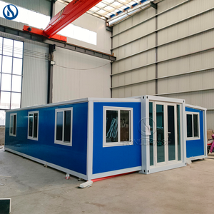 Mini Villa Urbana Pieghevole ed Espandibile, Casa Container Minimalista di Lusso con 2 Camere <span class=keywords><strong>e</strong></span> 1 Bagno, Casa Prefabbricata in Acciaio per <span class=keywords><strong>la</strong></span> <span class=keywords><strong>Vita</strong></span> in Città - Product Image 2