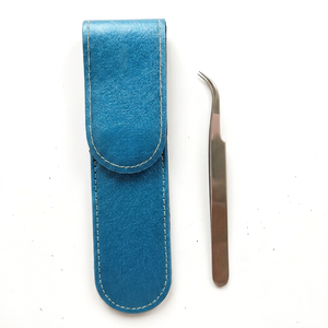 Pinzas para pestañas Estuche vacío 1 pieza Etiqueta privada Bolsa personalizable de alta calidad para extensión de pestañas postizas - Product Image 1