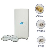 X62 5G Antena omnidireccional LPDA de largo alcance para exteriores HDTV Cable de TV aéreo Conector barato Comunicación de material de fibra de vidrio