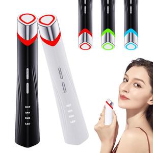 Dispositivo Facial de Microcorriente Ligero con Calefacción 0728, ABS+Silicona, Belleza Inteligente, 500 mAh, Mini Equipo para Ojos - Product Image 4