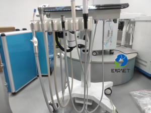 EUR VET professionale Vet clinica strumenti piezoelettrici macchina di perforazione dentale mobile unità dentistiche - Product Image 5