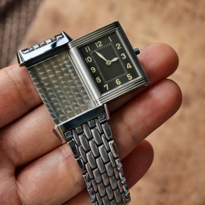 Reloj Rectangular de Alta Calidad para Hombre – Esfera Reversible de Doble Cara, Movimiento de Cuarzo, Estilo de Lujo - Product Image 1