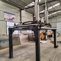 Manipulateur de poutre de portique de palettisation robuste XZY avec bras droit à longue course, moteur et roulement 1 kW 220V/380V