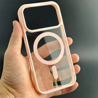 Coque de téléphone magnétique en silicone transparente antichoc couleur cristal pour iPhone 15 16 17 18 Pro Max Plus Air – Vente en gros 2026