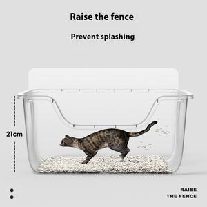 Caja de arena extra grande de plástico semicerrada para gatos, a prueba de salpicaduras, a prueba de olores, para uso doméstico, para <span class=keywords><strong>Amazon</strong></span> Cross-Border - Product Image 3