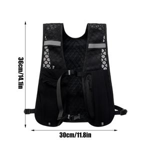 Sac à dos de course à pied hydratant ultraléger pour hommes, gilet de jogging respirant - Product Image 2