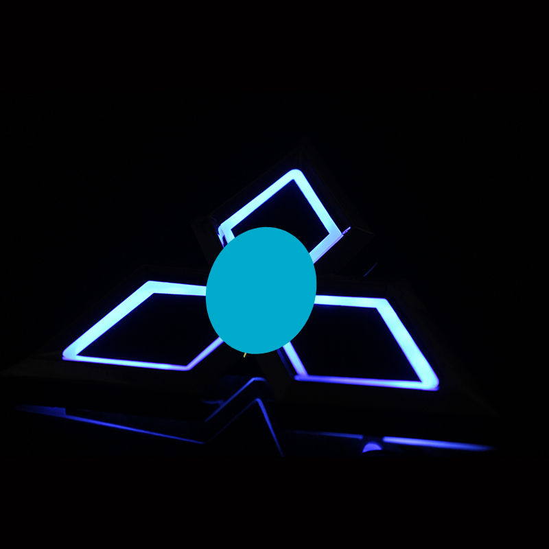 Bleu 7.60cm X 8.75cm