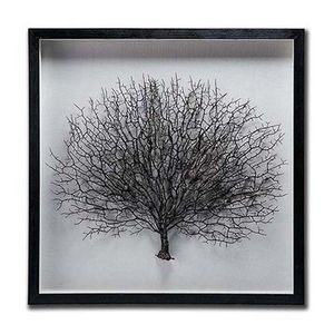 Aesthetic room decor art wall frame shadow box for room decor wood framed art tree