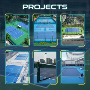 Suelo Acrílico Duradero para Canchas de Tenis al Aire Libre, Alta Elasticidad, Estructura Multicapa para un Rebote Estable de la Pelota y Protección de las Juntas - Product Image 5