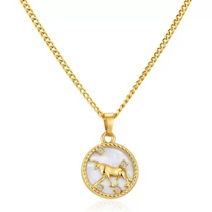 Collar con Colgante de <span class=keywords><strong>Aries</strong></span> en Acero Inoxidable, Resistente al Agua y al Deslustre, Regalo de Joyería - Product Image 3