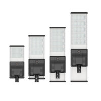 Réverbère solaire LED 40 watts intégré tout-en-un, panneau solaire, éclairage LED pour route, jardin, extérieur, éclairage de rue