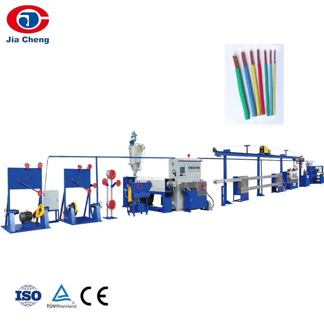 JIACHENG JCJX-70 * 25D PVC Elektrische Automatische Kabel Draht Isolierte Extruder Herstellung Maschine